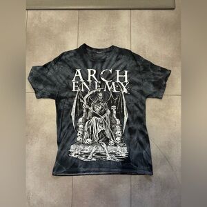 Arch Enemy Black and Gray Graphic T-Shirt